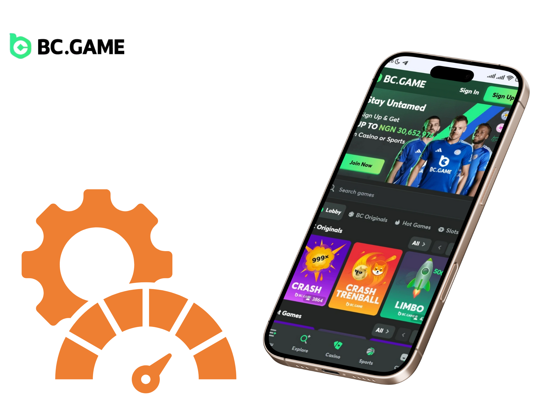 Optimized Performance: BC.GAME App on iOS